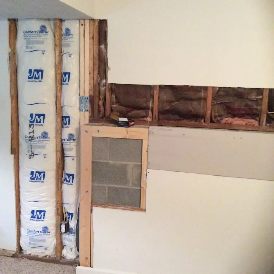 Wall insulation replacement during Odor Removal & Deodorization in Concord